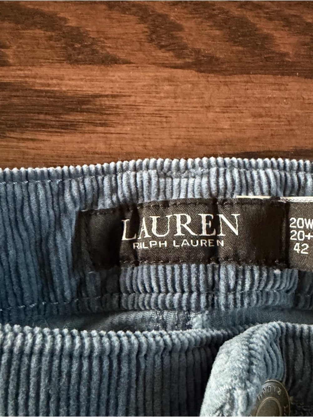 Ralph Lauren Lauren Plus Corduroy Pants - New! - Picture 3 of 5